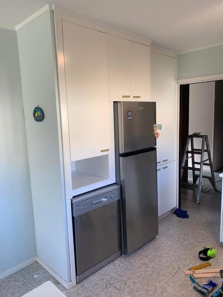 Finished kitchen cabinetry modification completed by Master Multi-Tasker